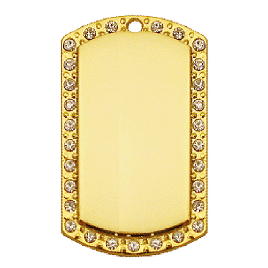 Cubic Rectangular Dog Tag