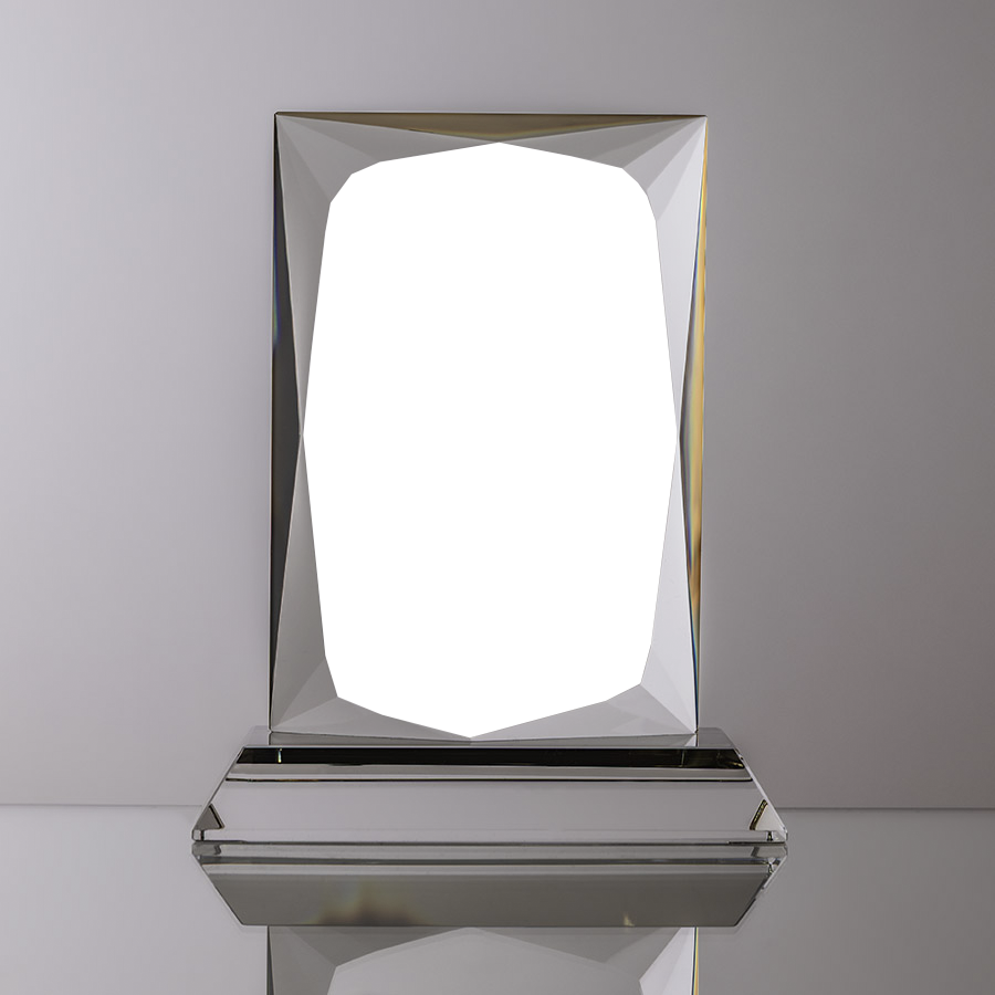 Jeweled Rectangle on Base
