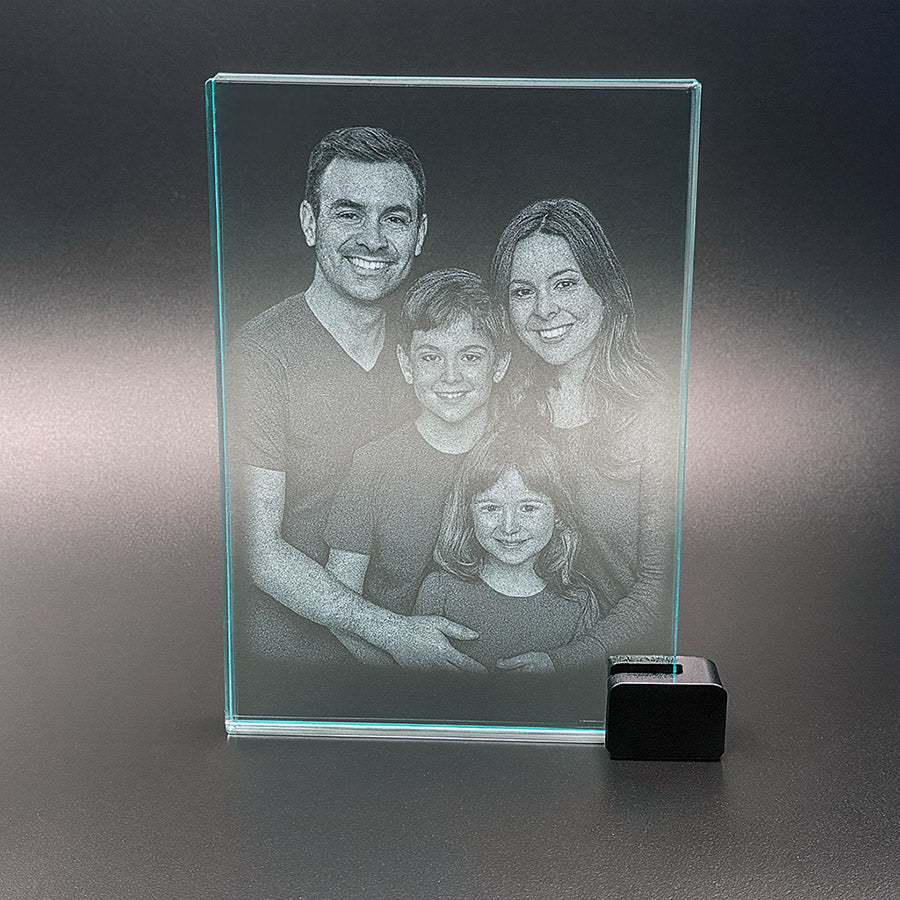Jade Glass with Chrome Holder