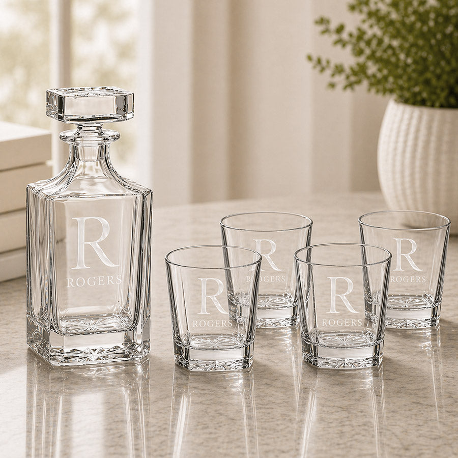 Polar Square Glass Decanter
