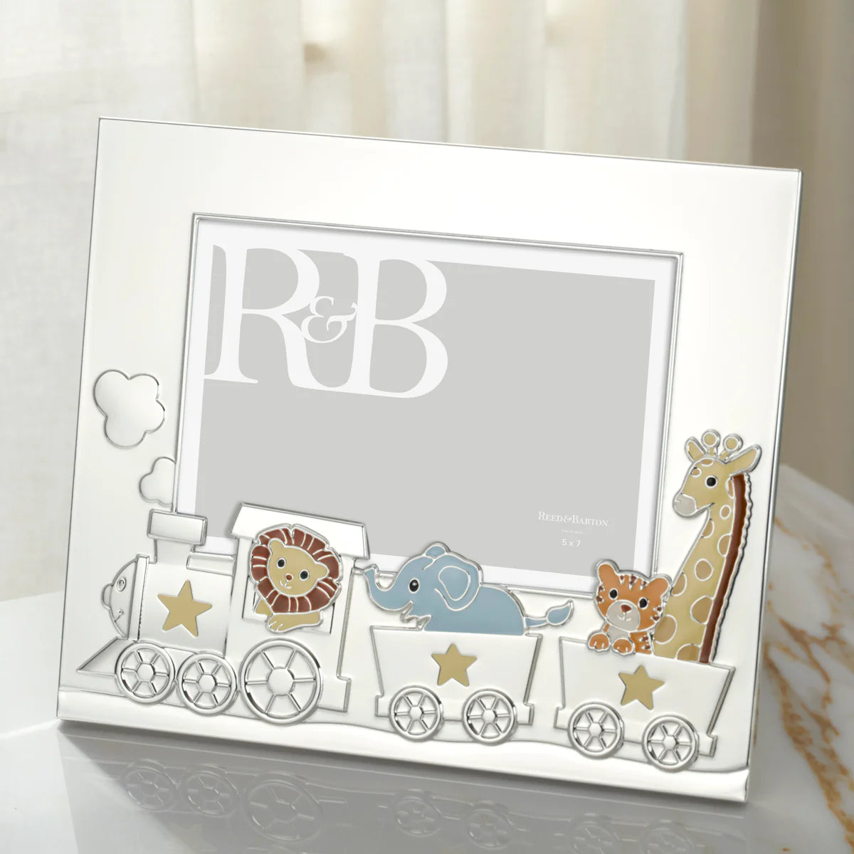 Animal Train Silverplate Frame