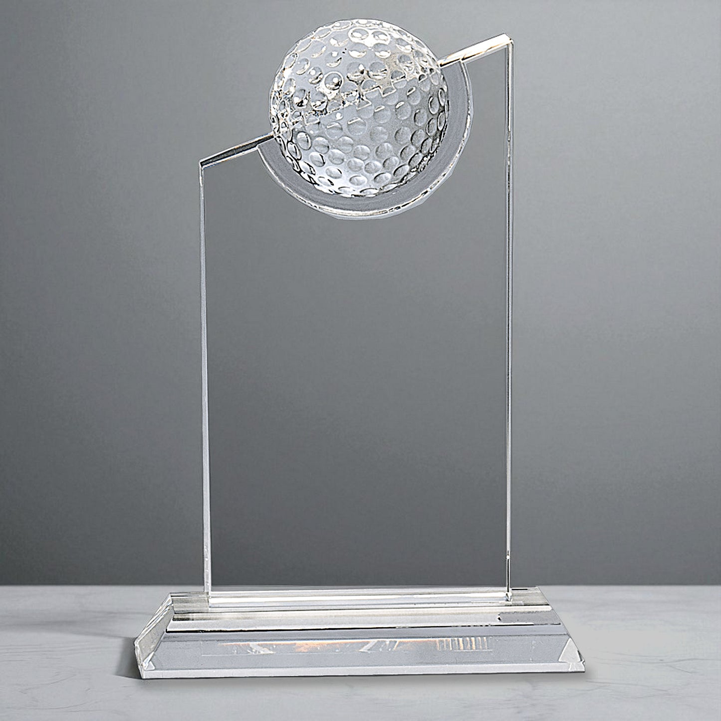 Golf Award on Crystal Base