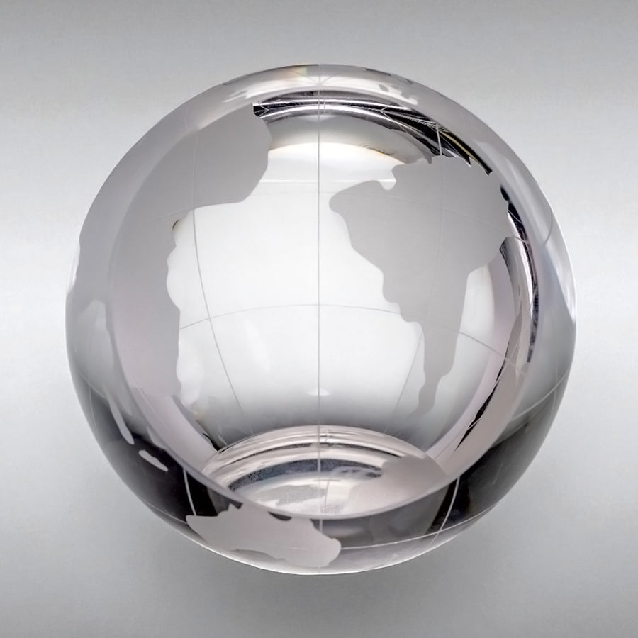 World Globe with Flat Bottom
