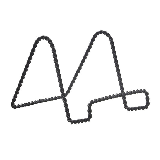 Black Twisted Wire Stand