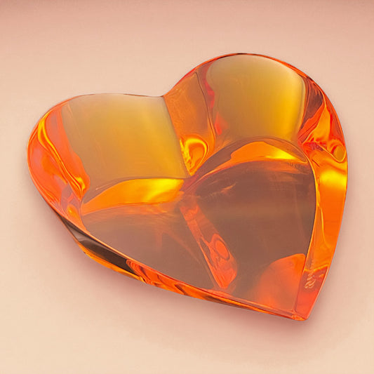Color Heart Paperweight