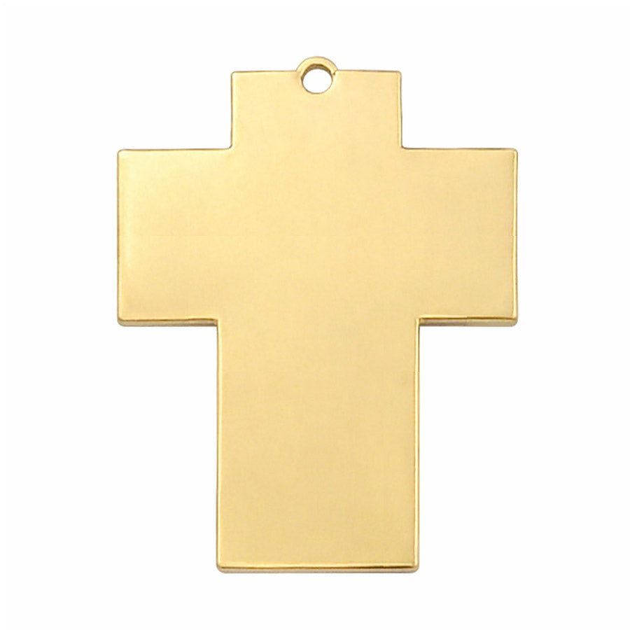 Cubic Cross Dog Tag