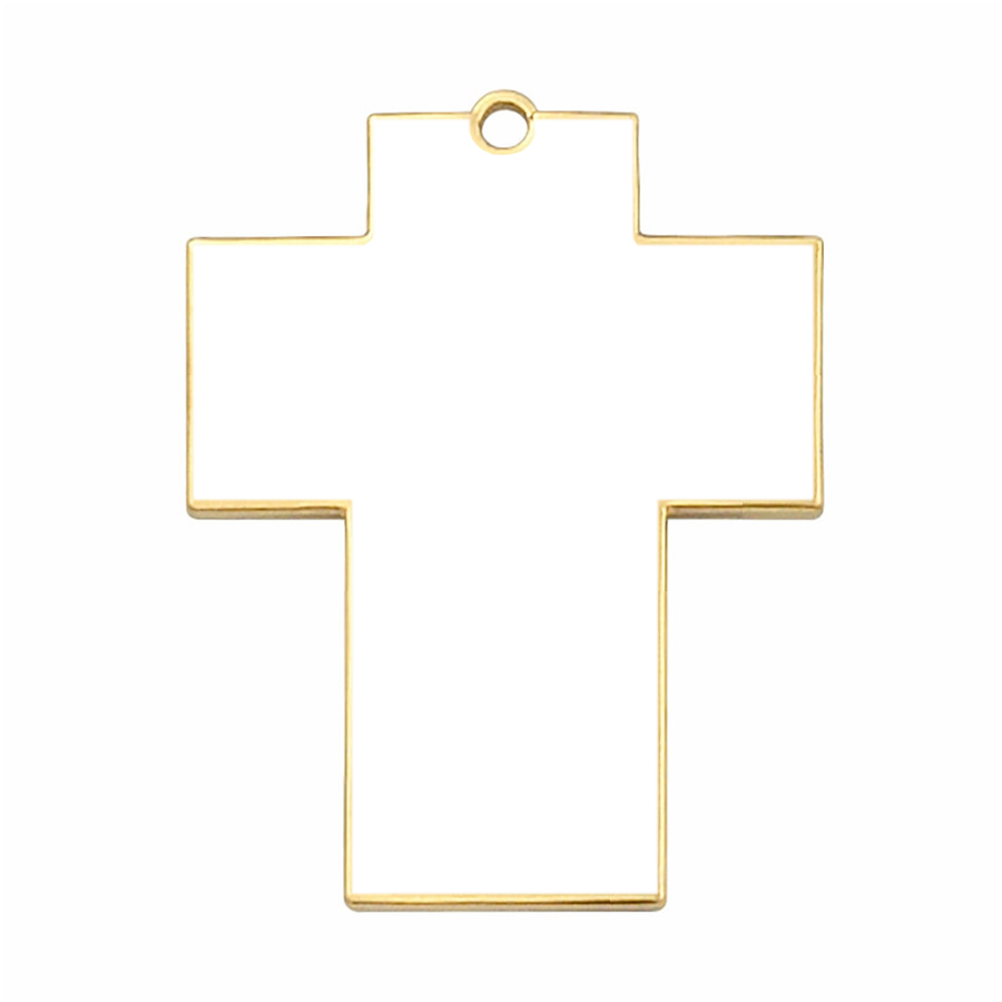 Cubic Cross Dog Tag