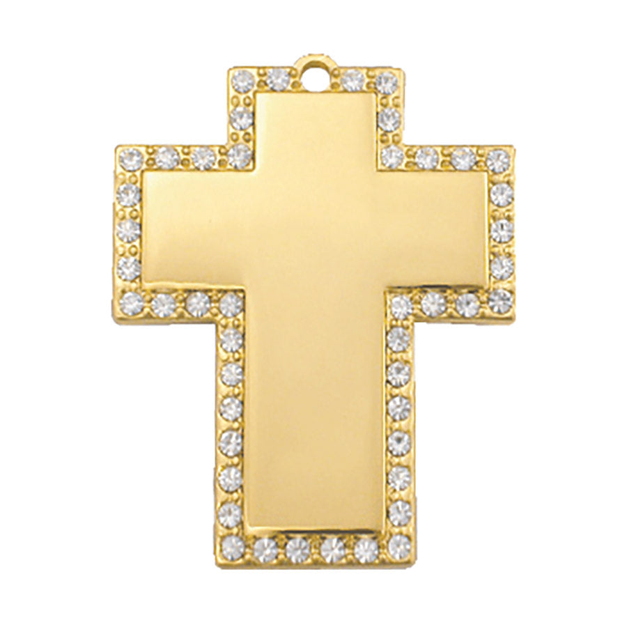 Cubic Cross Dog Tag