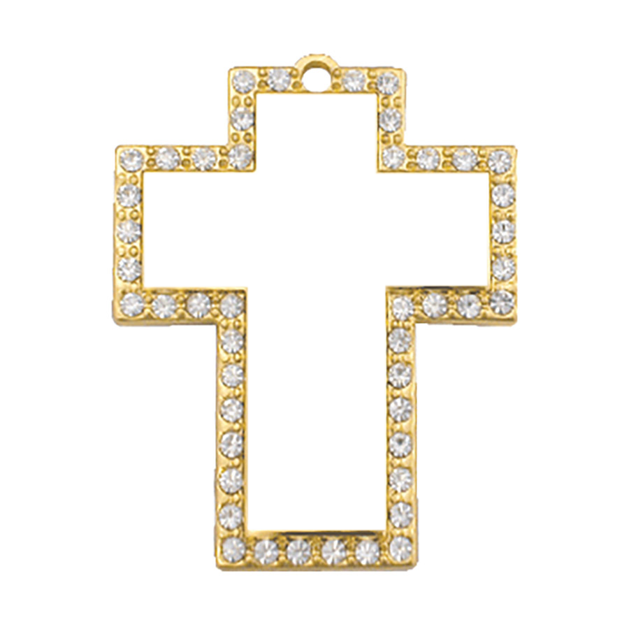 Cubic Cross Dog Tag