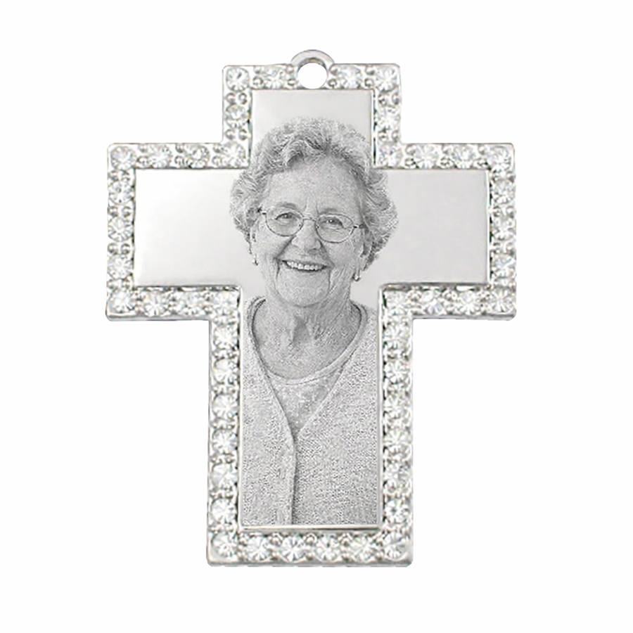 Cubic Cross Dog Tag