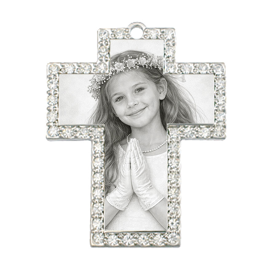 Cubic Cross Dog Tag