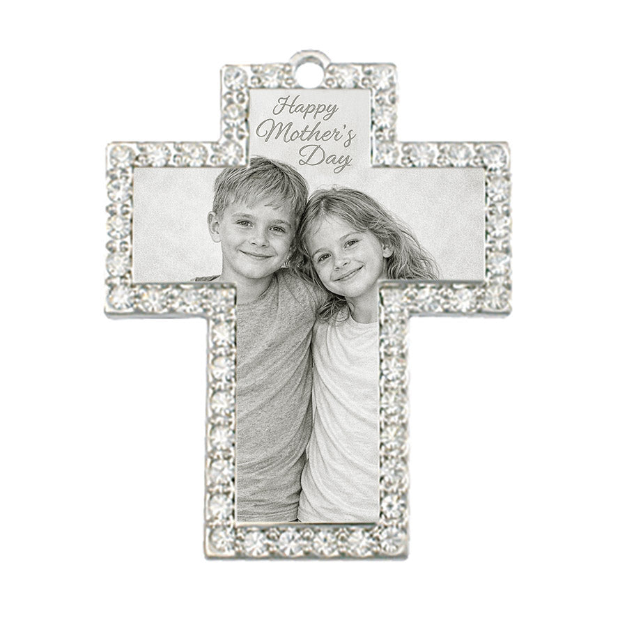 Cubic Cross Dog Tag