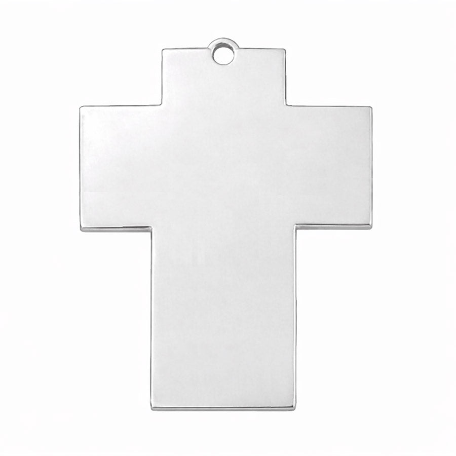 Cubic Cross Dog Tag