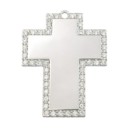Cubic Cross Dog Tag