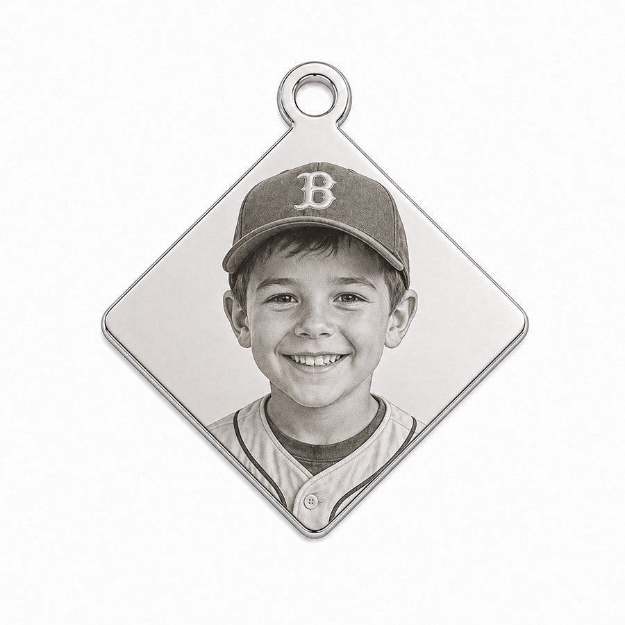 Diamond Shaped Dog Tag