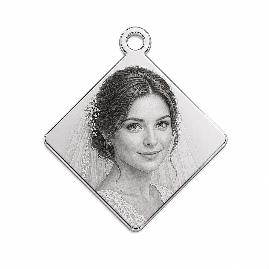 Diamond Shaped Dog Tag