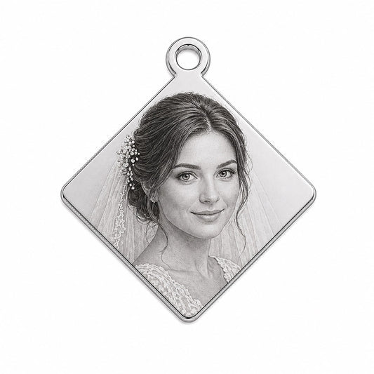 Diamond Shaped Dog Tag