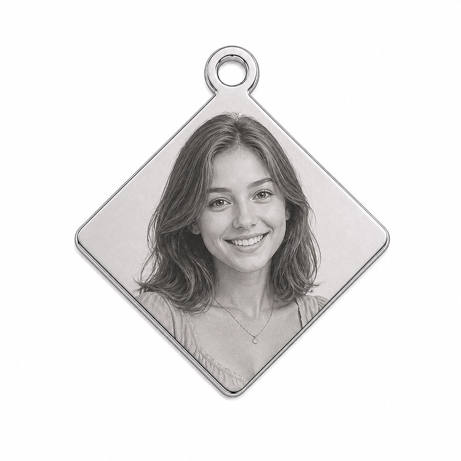 Diamond Shaped Dog Tag