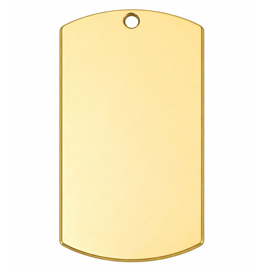 Cubic Rectangular Dog Tag