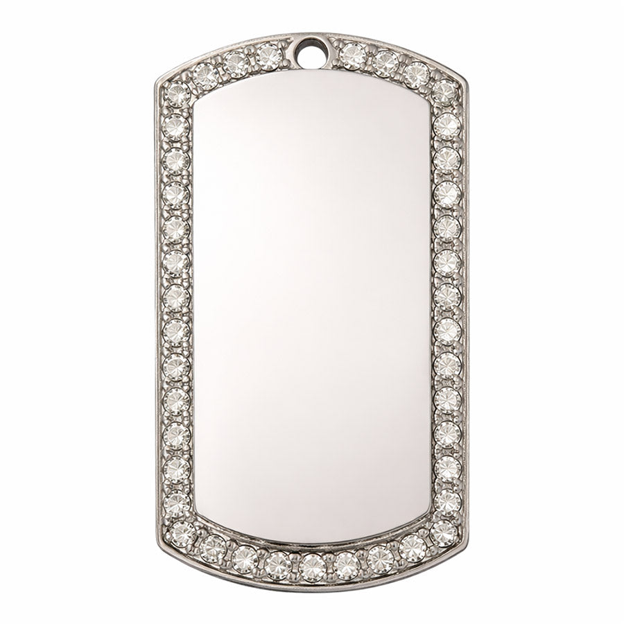 Cubic Rectangular Dog Tag