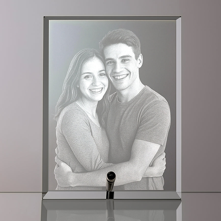 Jade Glass Plaque