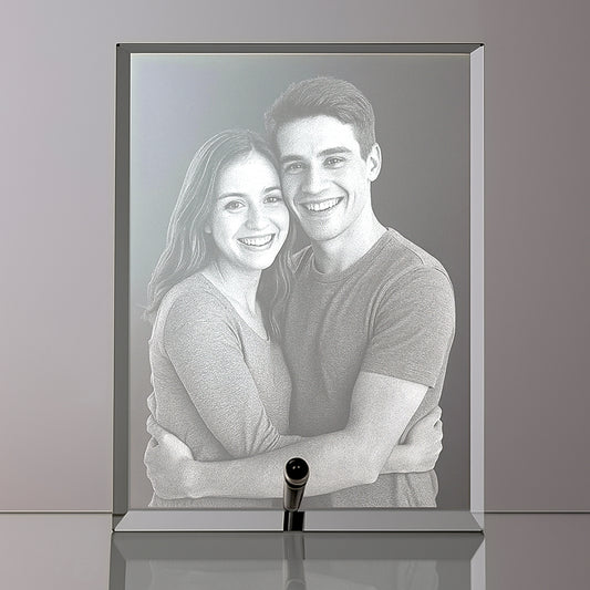 Jade Glass Plaque