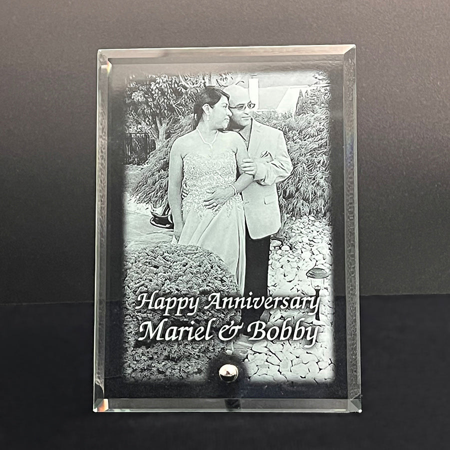 Jade Glass Plaque