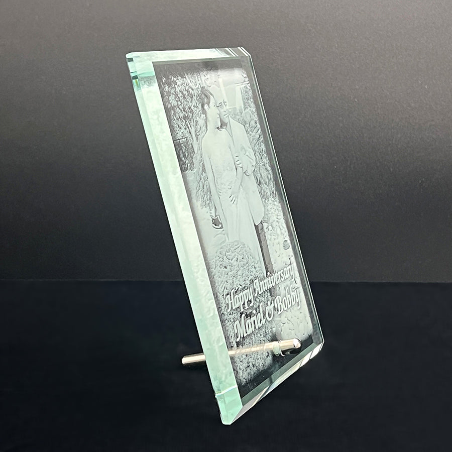 Jade Glass Plaque