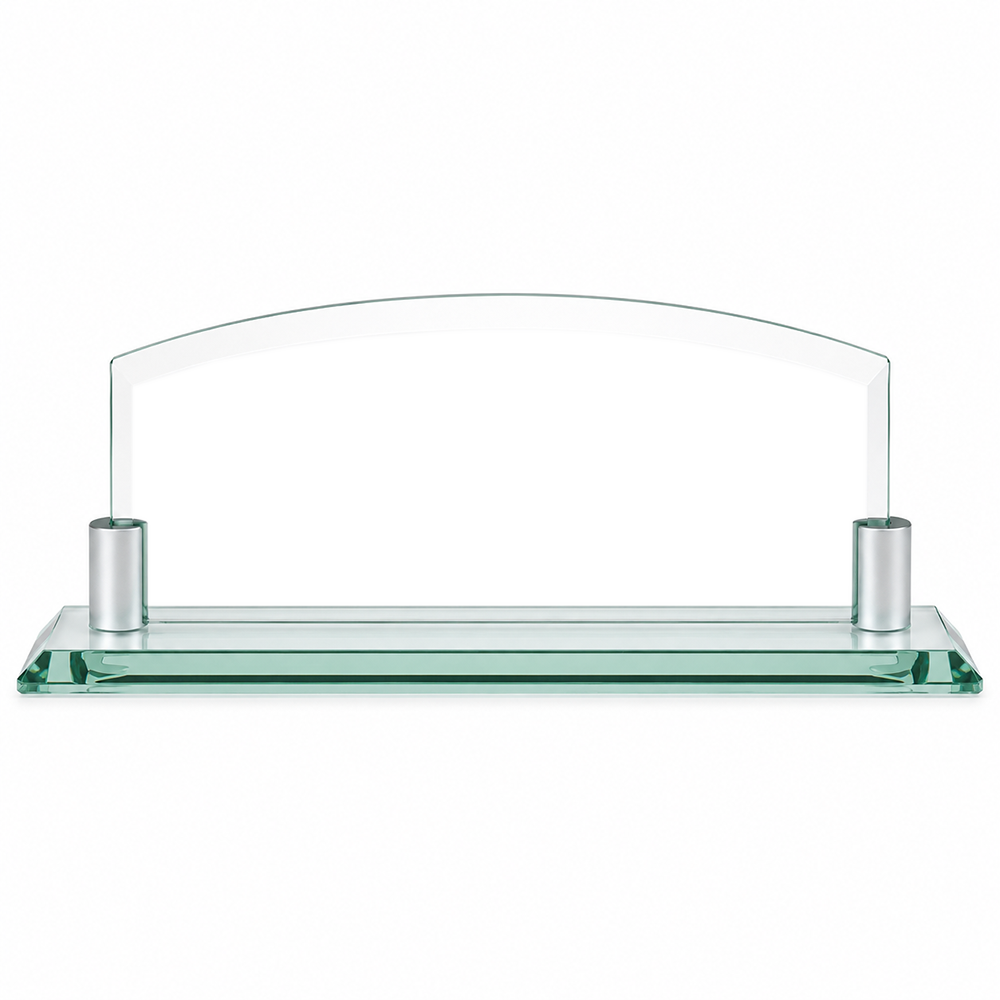 Executive Glass Nameplate