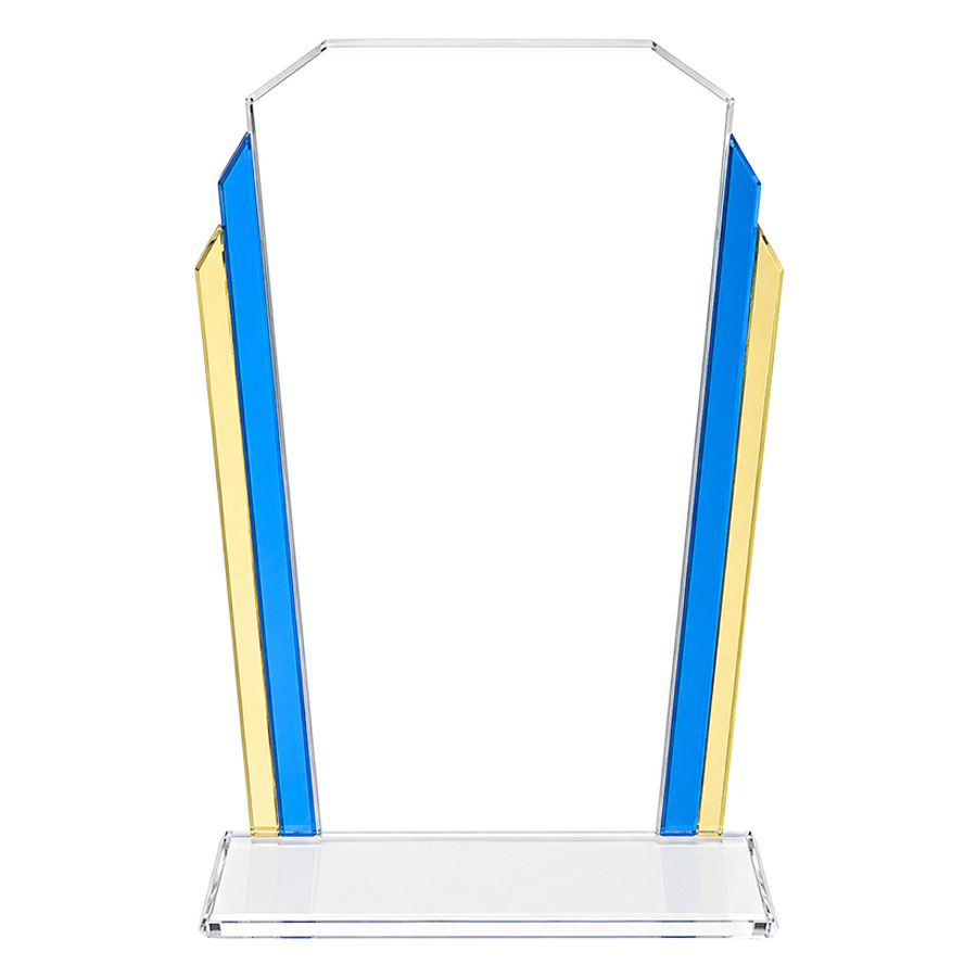 Blue & Yellow Edge Crystal