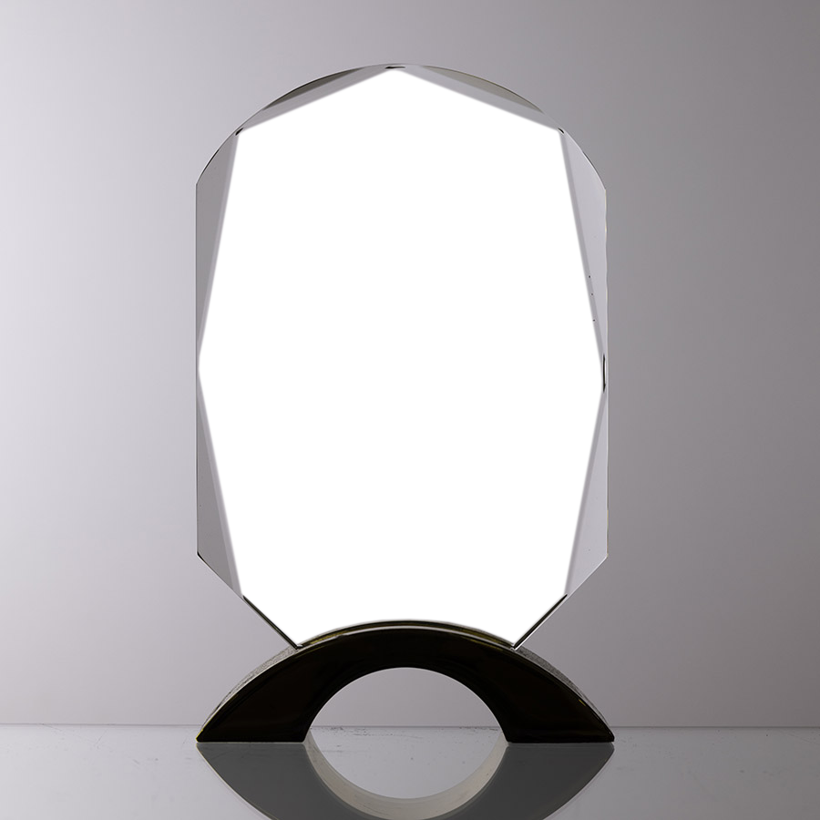Jeweled Crystal on Metal Base