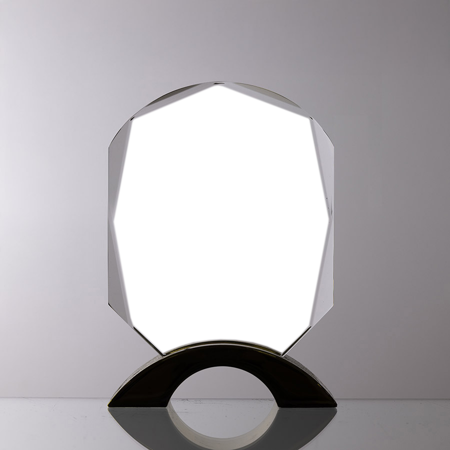 Jeweled Crystal on Metal Base