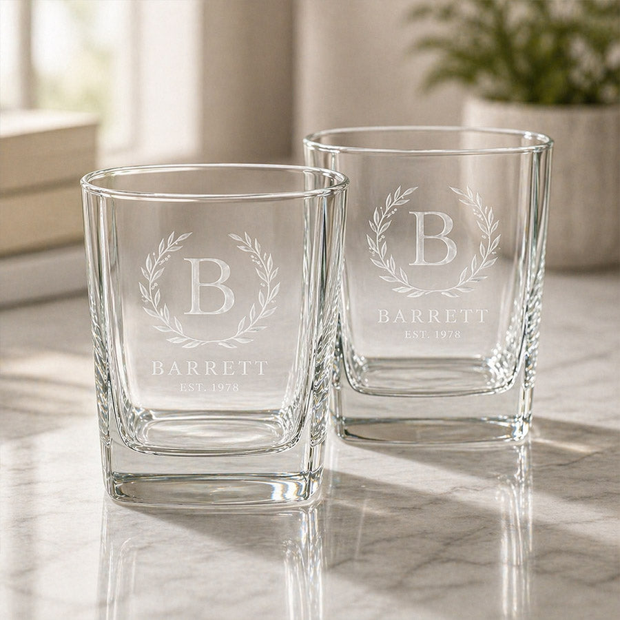 Square Rocks Glasses