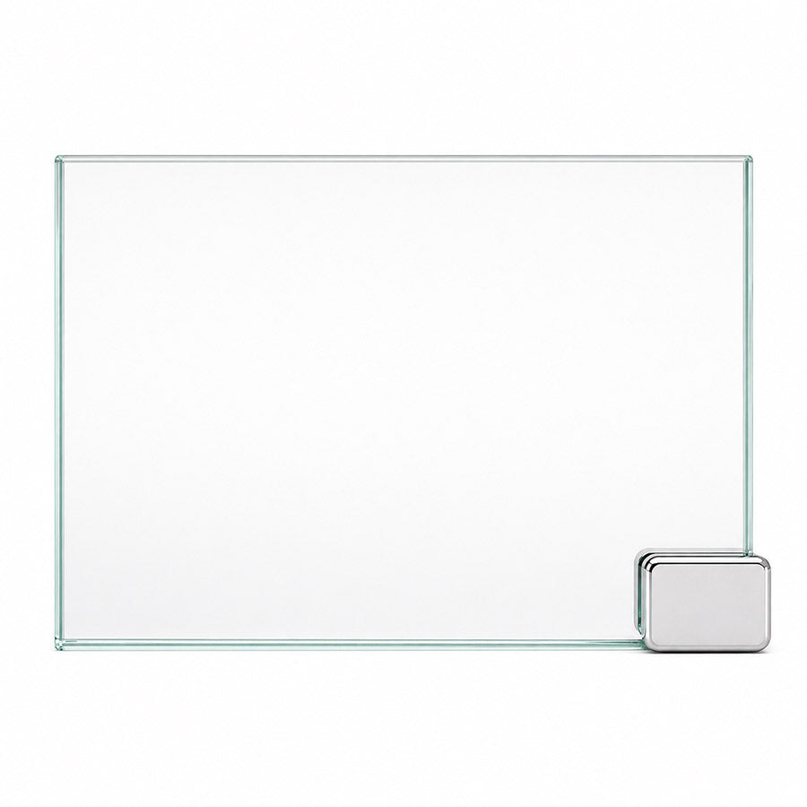 Jade Glass with Chrome Holder