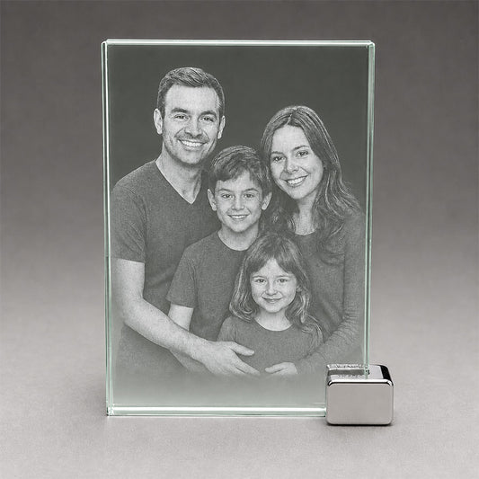 Jade Glass with Chrome Holder