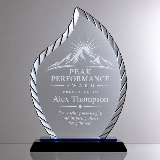 Blue Accent Flame Award