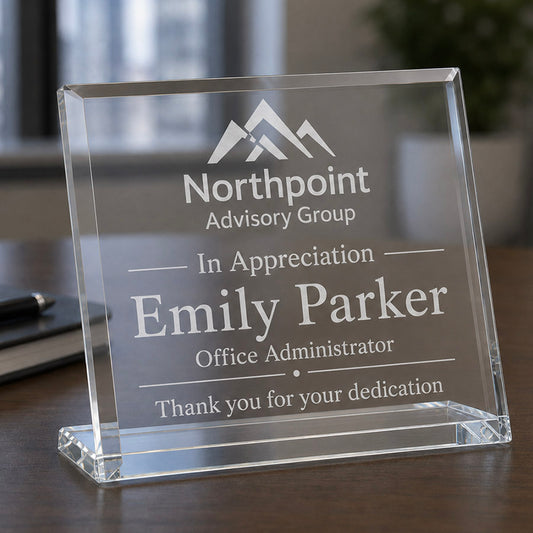 Small Glass Stand Photo Frame -- lxi-context:corporate lxi-context:appreciation