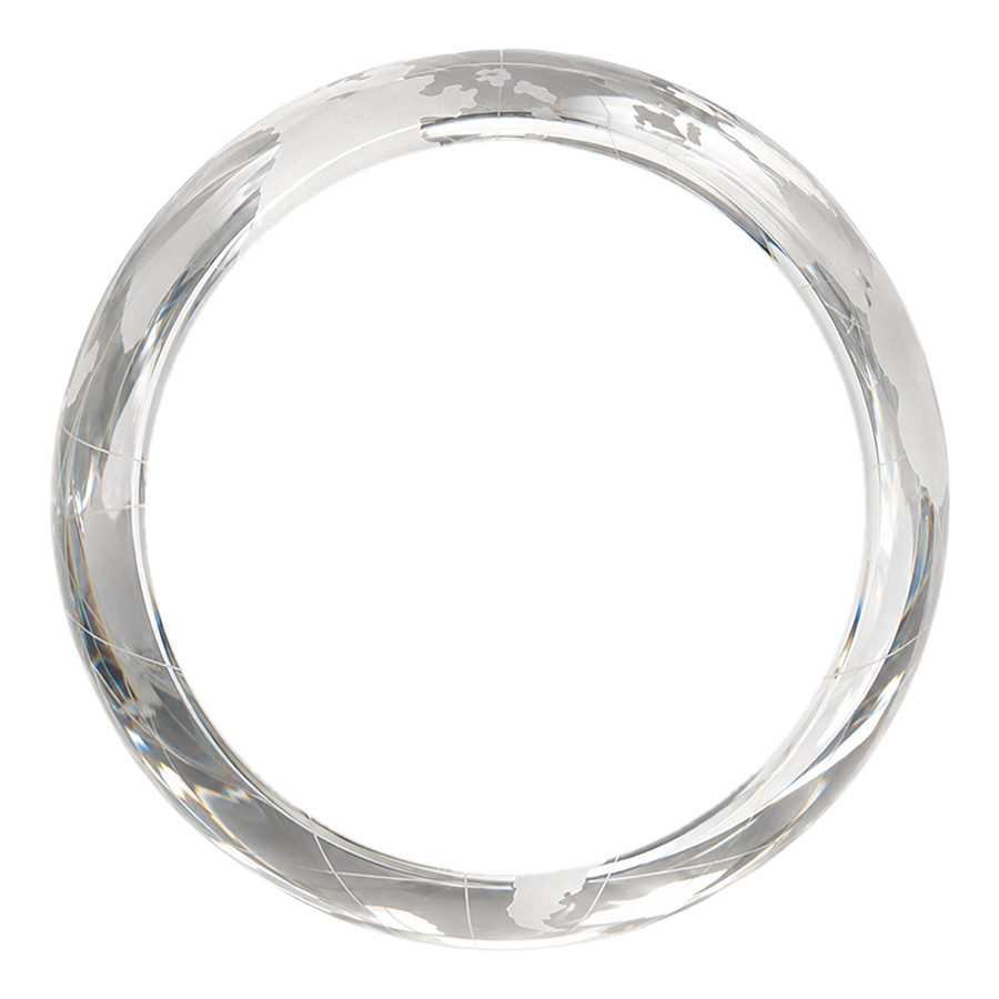 Crystal Globe Paperweight