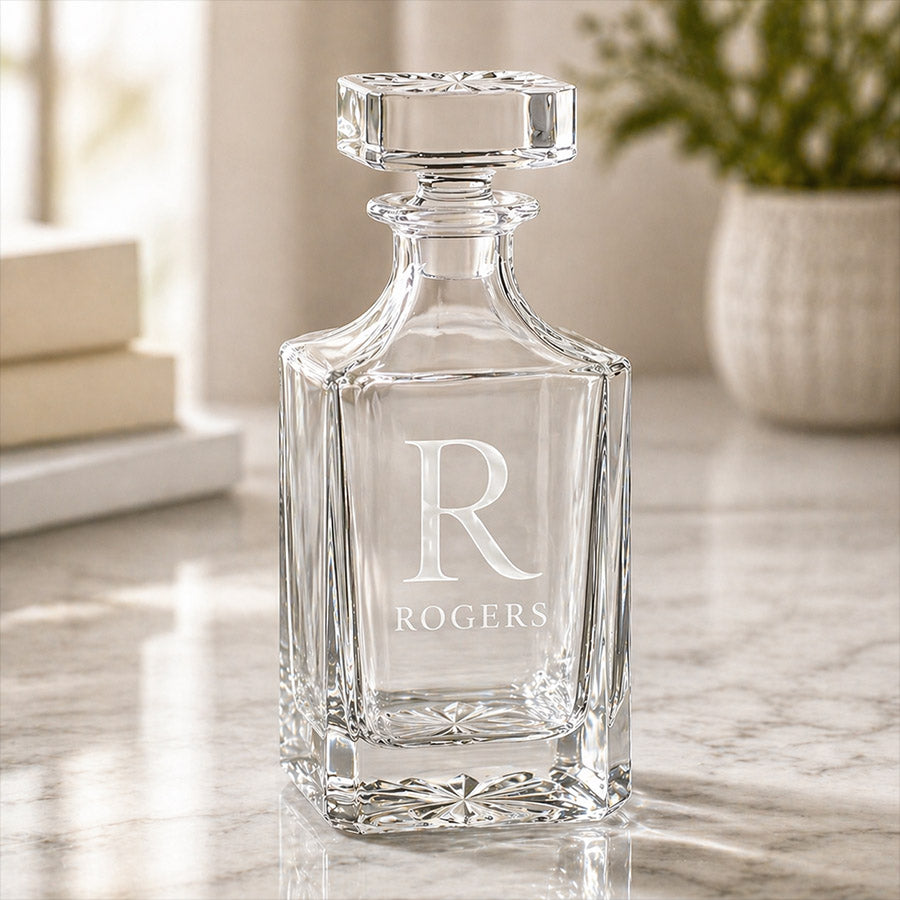 Polar Square Glass Decanter