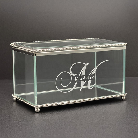 Glass Jewelry Box