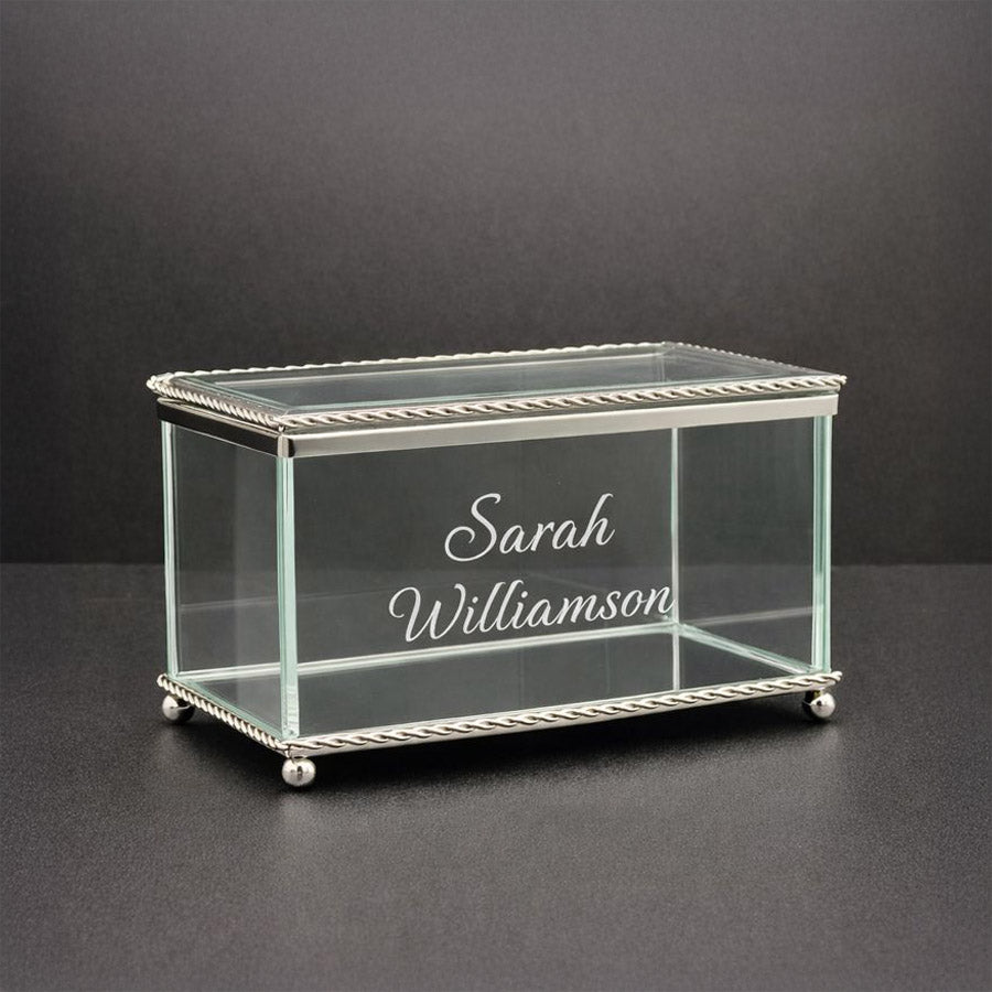 Glass Jewelry Box