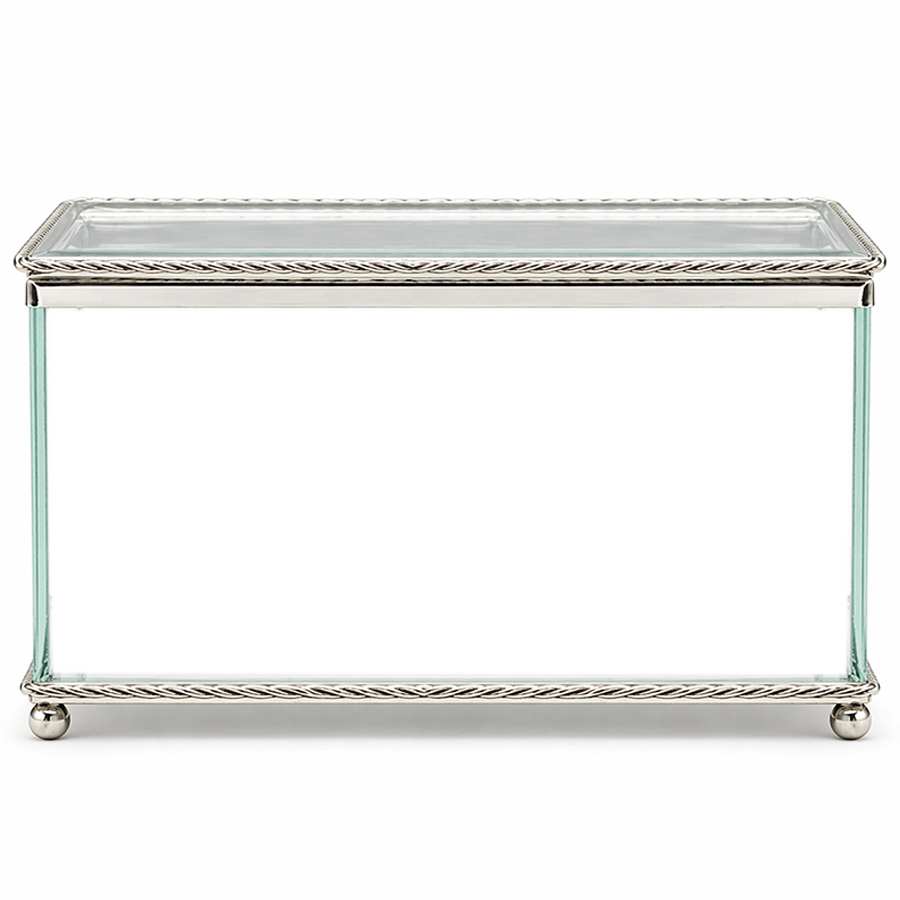 Glass Jewelry Box