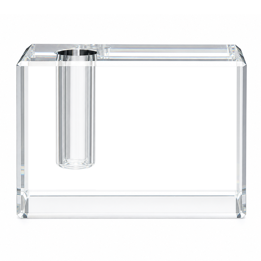 Crystal Block Pen Holder