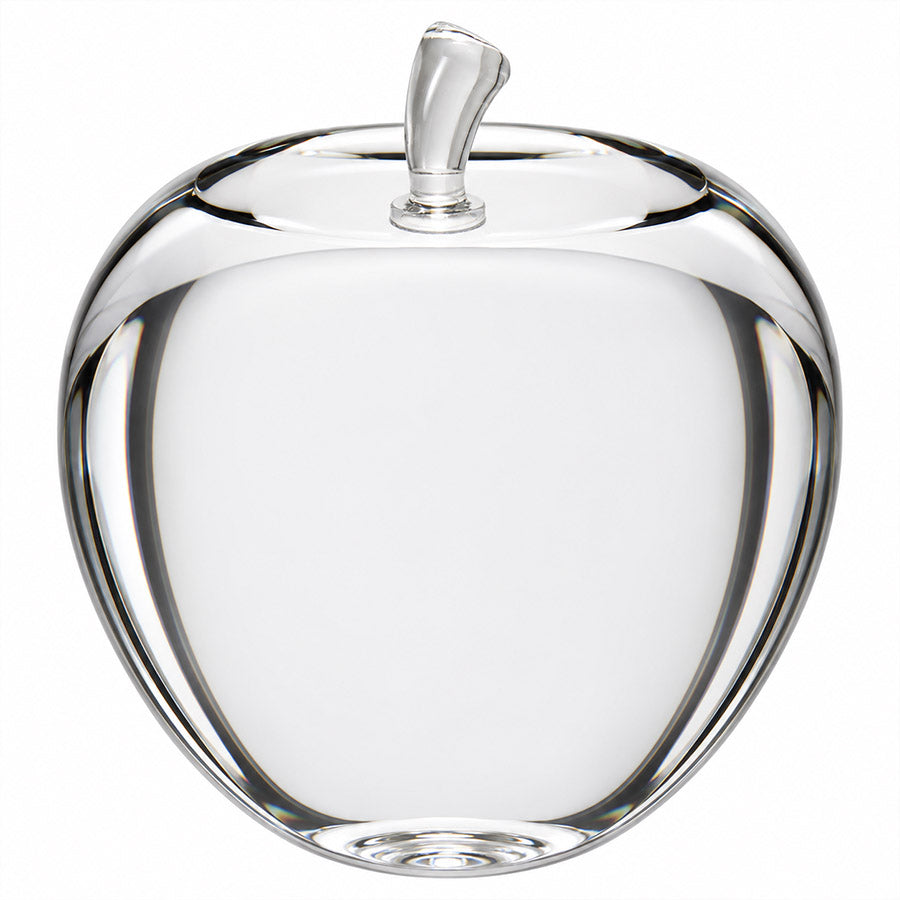 Crystal Apple Paperweight