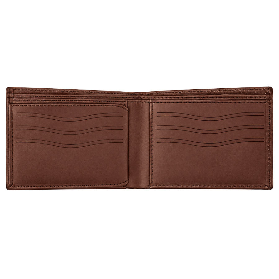 Heritage Personalized Leather Bifold Wallet
