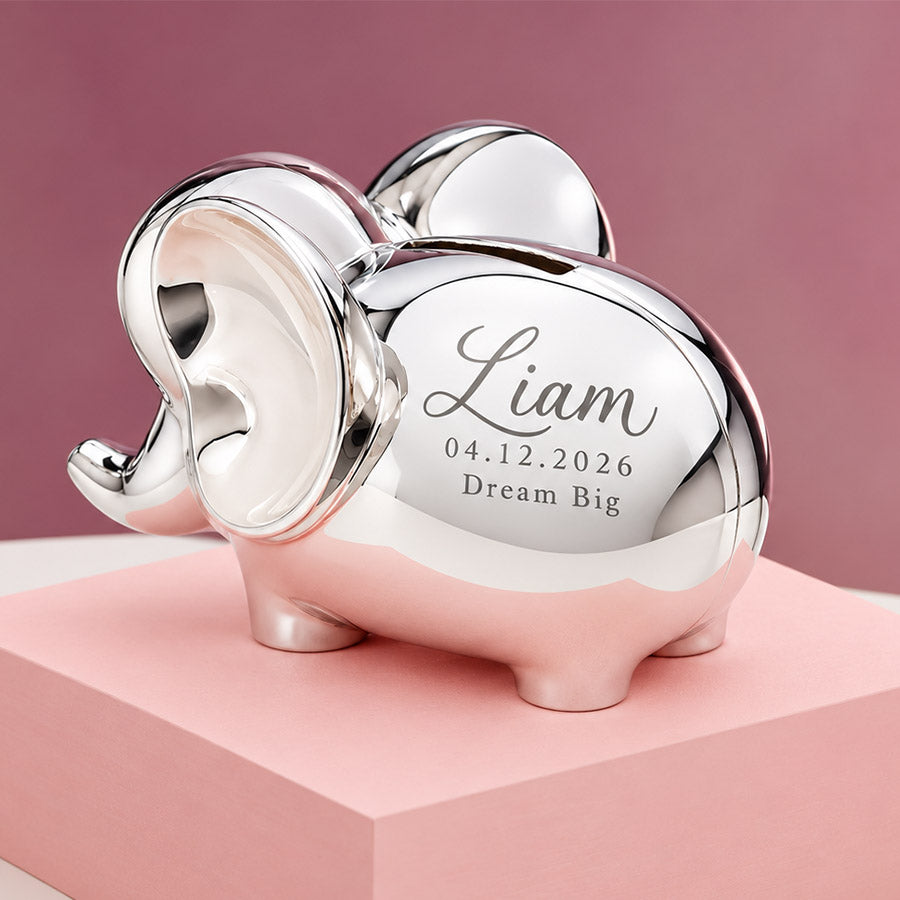 Lenox Elephant Coin Bank