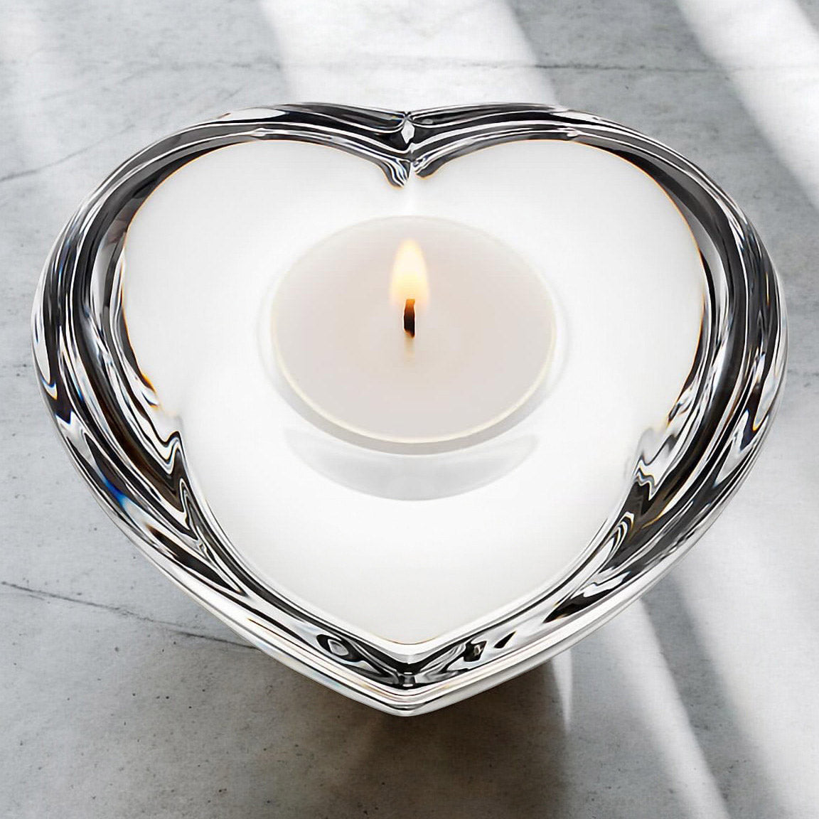 Orrefors Amour Heart Votive