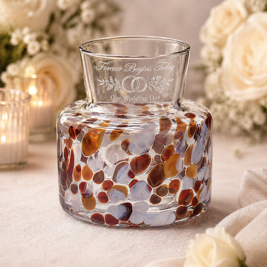Orrefors Meadow Vase Fall