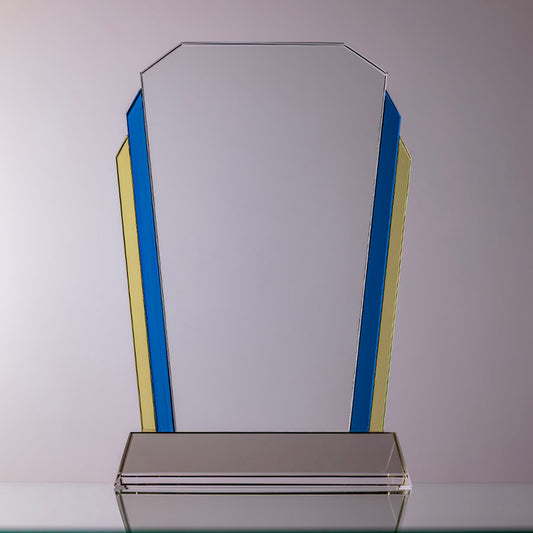 Blue & Yellow Edge Crystal