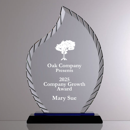 Blue Accent Flame Award